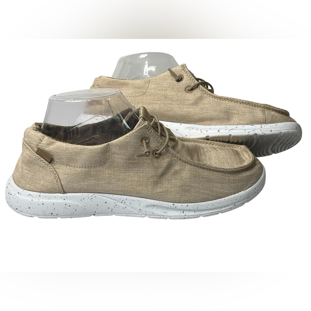 Reef Womens Size 9 Cushion Coast Oatmeal‎ Slip On Lightweight Shoes